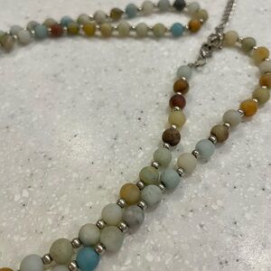 Premier Designs Earthy Tones Stone Beaded Necklace